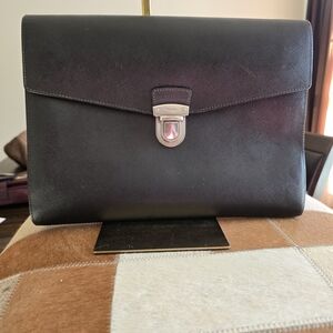Prada Saffiano Clutch Wristlet